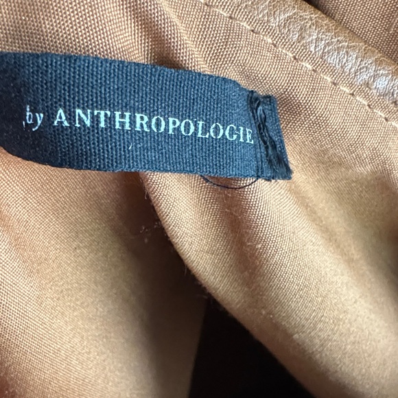 Anthropologie Round Tan Woven Shoukder Tote Bag - Picture 2 of 10